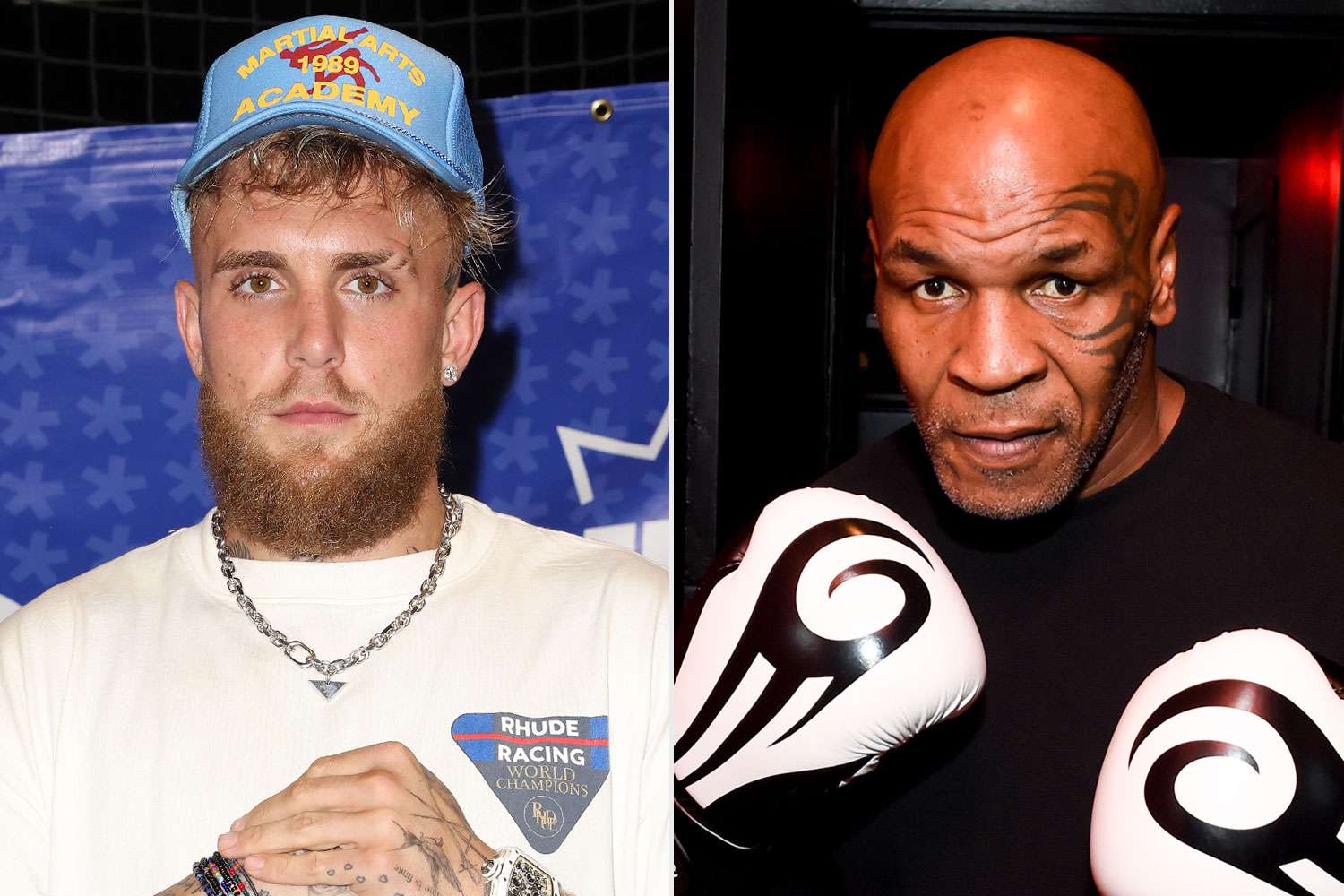 Jake paul mike tyson fight face off